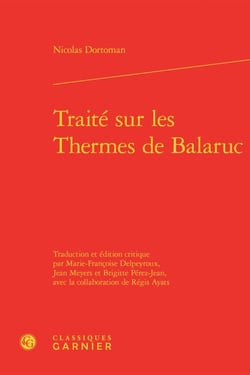 Traité sur les thermes de balaruc