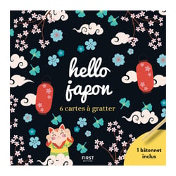 Hello Japon - 6 cartes à gratter