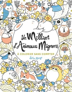 Un million d'animaux mignons à colorier sans compter