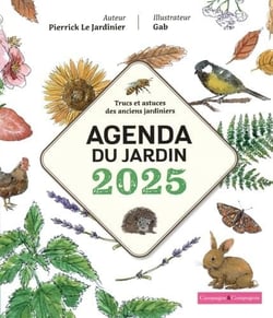 Agenda civil 2025 - 19 x 22 cm - Du jardin 