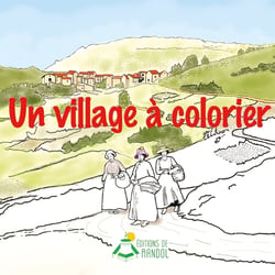 Un village a colorier