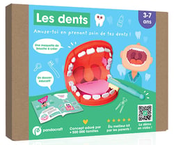 Les dents - kit Pandacraft 3-7 ans
