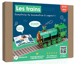 Les trains : Construis ta locomotive à vapeur !