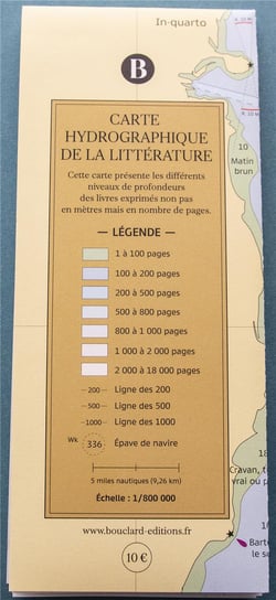 Carte hydrographique de la littérature