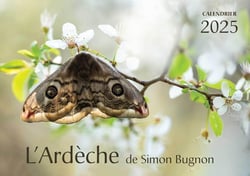 Calendrier 2025 - L'ardeche de Simon Bugno - 29,7 x 28 cm 
