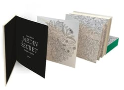 Jardin Secret - Fresque à colorier