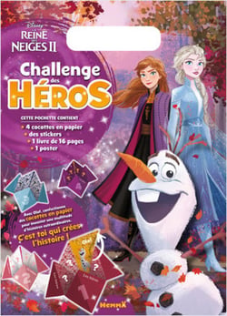 Challenge des héros - Pochette d'activité - La reine des Neiges