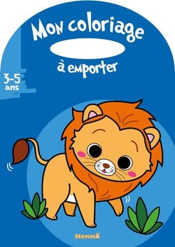 Mon coloriage a emporter - lion