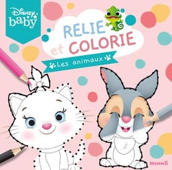 Relie et colorie - les animaux