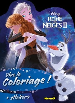 Disney La Reine des Neiges 2 - Vive le coloriage ! (Elsa, Anna et Olaf)