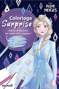 Disney la reine des neiges - coloriage surprise