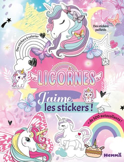 J'aime les stickers Licornes