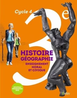 Histoire-géographie, EMC - 3ème - livre de l'élève - grand format (édition 2016)