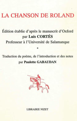 La Chanson de Roland : Édition établie d'après le manuscrit d'Oxford