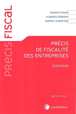 Précis de fiscalité des entreprises 2024-2025