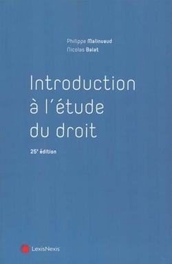 Introduction à l'étude du droit (25e édition)