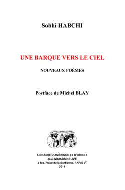 Une barque vers le ciel - nouveaux poèmes