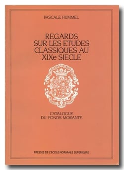 Regards sur les etudes classiques au 19 e