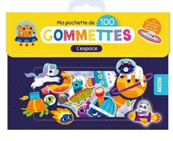 Ma pochette de 100 gommettes - L'espace