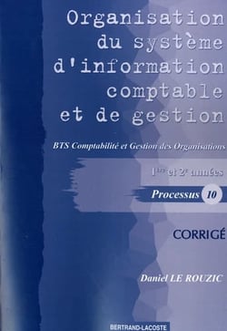 Cor organisation syst info compta gestion - processus 10 - bts 1re et 2e années