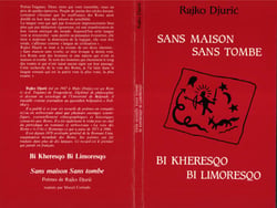 Sans maisons, sans tombe - bi kherescqo bi limoresqo - recueil de poemes