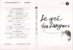 Le gre des langues n 4 - vol04