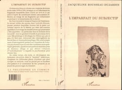 L'imparfait du subjectif