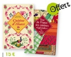 Coffret cuisine de l'Alsace et tour de France des cuisines régionales