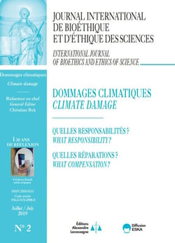 DOMMAGES CLIMATIQUES-JIB VOL 30 N°2-2019 : QUELLES RESPONSABILITES ? QUELLES REPARATIONS ?
