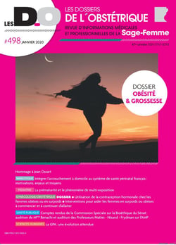 DOSSIER-OBESITE et GROSSESSE-DO 498 JANVIER 2020 : LES DOSSIERS DE L'OBSTETRIQUE 498 JANVIER 2020