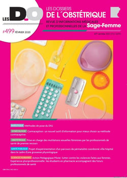 CONTRACEPTION:UN NOUVEL OUTIL D'INFO POUR MIEUX CHOISIR SA METHODE..DO 499 02/20 : LES DOSSIERS DE L'OBSTETRIQUE 499 FEVRIER 2020