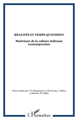 Realites et temps quotidien - materiaux de la culture italienne contemporaine