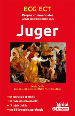 Culture générale concours 2026 : Juger : ECG - ECT