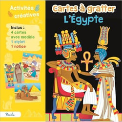 Cartes à gratter : l'Egypte