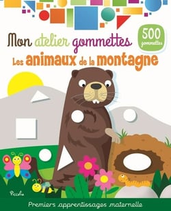 Les Animaux de la Montagne - 500 gommettes