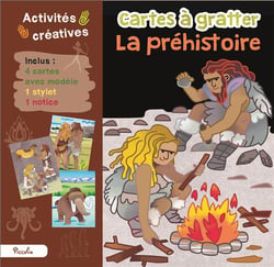 Cartes à gratter : la Préhistoire