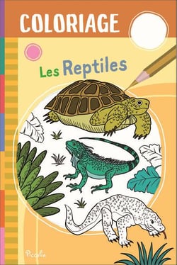 Les reptiles - coloriage
