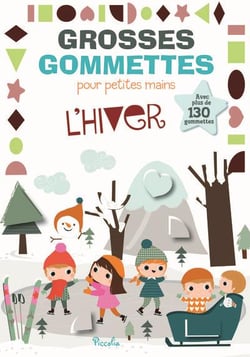 Grosses gommettes pour petites mains : les animaux du froid