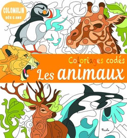 Coloriages codés - Les animaux
