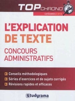 L'épreuve d'analyse de texte - catégorie C