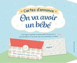 On va avoir un bébé - cartes d'annonce