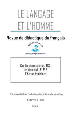 Quelle place pour les TICe en classe de FLE ? l'heure des bilans