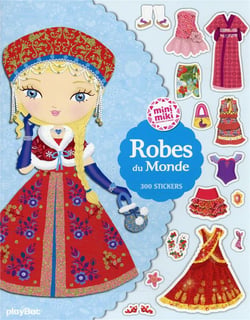 Minimiki - Stickers - Robes du monde