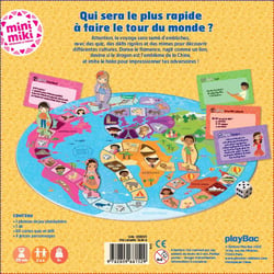 Minimiki - Jeu de l'oie - Découvre le monde