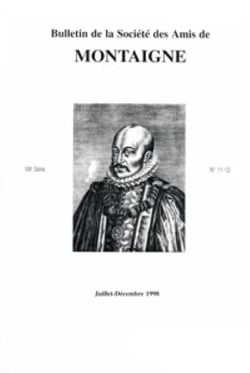 Bulletin de la société internationale des amis de montaigne n.11/12 - viii - 1998-2