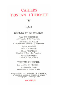 Cahiers tristan l'hermite n.4