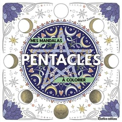 Mandalas à colorier : pentacles