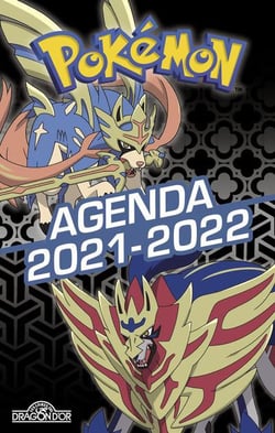Pokemon - agenda 2021-2022 (couverture noire)