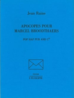 Apocopes Pour Marcel Broodthaers