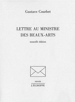 Lettre au Ministre des Beaux-Arts